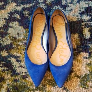 Sam Edelman blue flats (pointed toe)